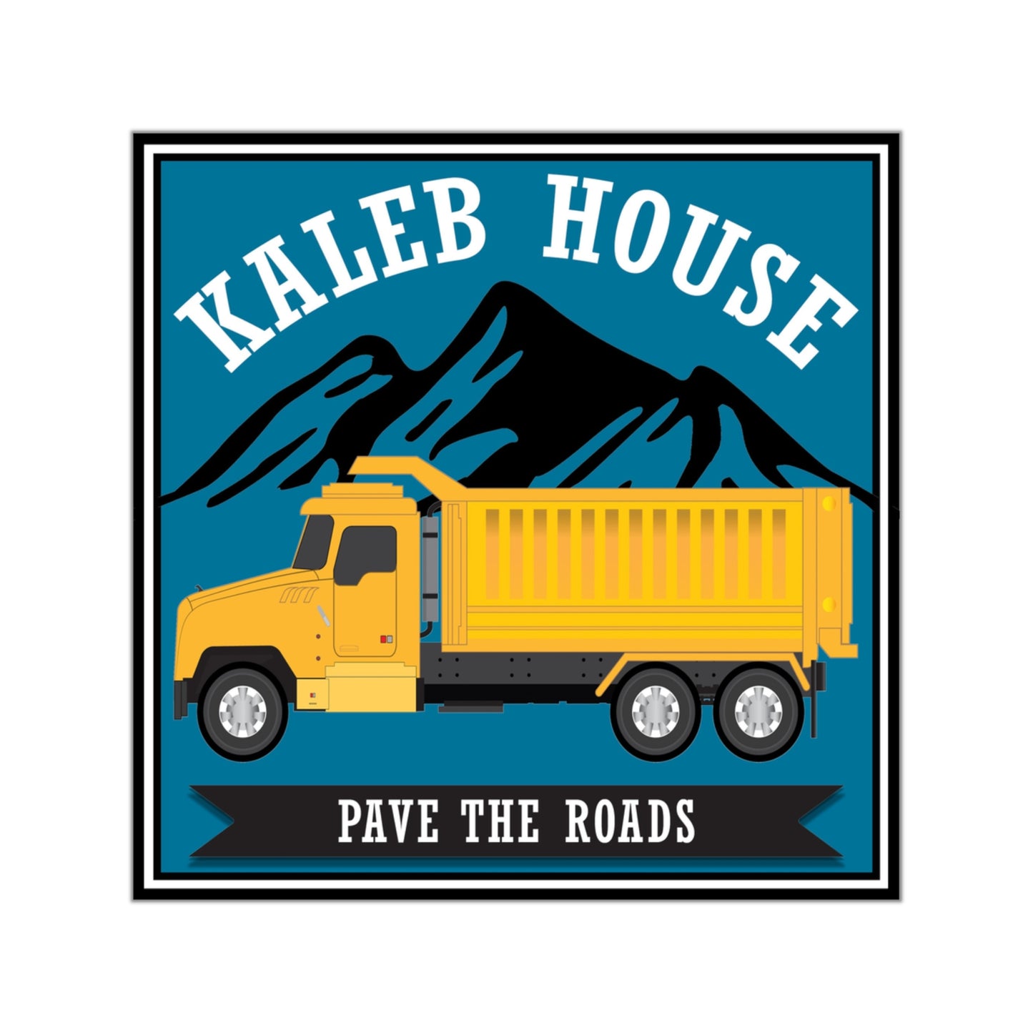 PAVE THE ROADS DONATION STICKER