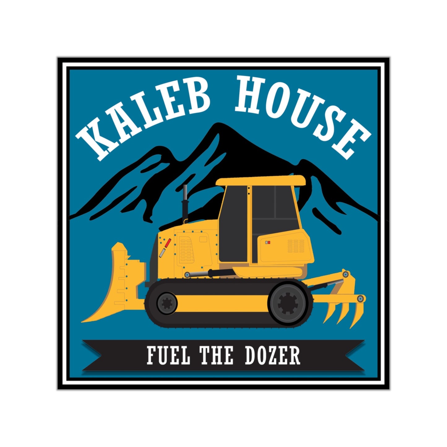 FUEL THE DOZER DONATION STICKER